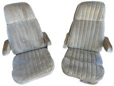 78-86 Chevy Squarebody K5 Suburban C10 Tan Bucket Seat Set With Brackets 78-86 Chevy Squarebody K5 Suburban C10 Tan Bucket Seat Set With Brackets