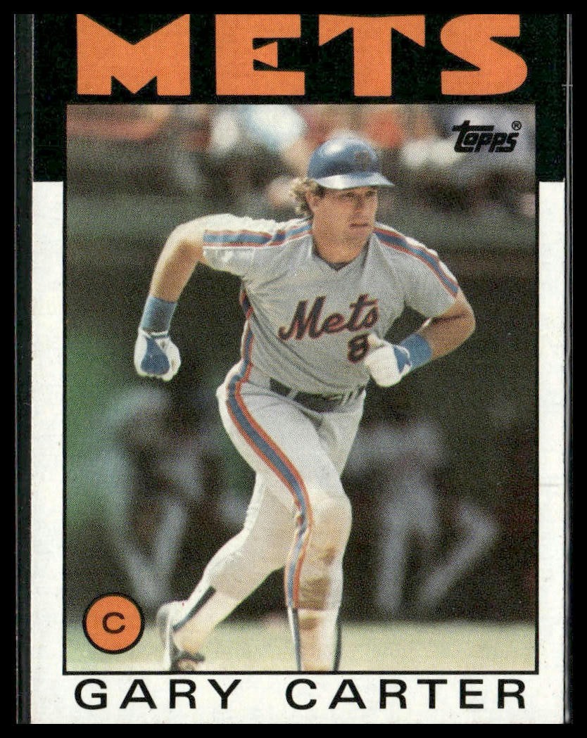 Gary Carter 1986 Topps #170 New York Mets