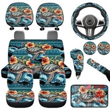 Full Set of 12 Funny Car Seat Covers - Hawaii Sea Turtle