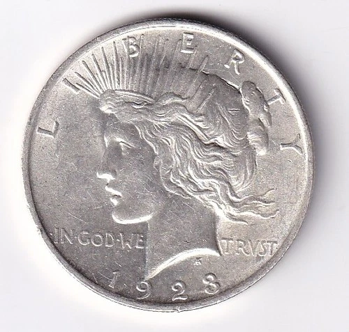 1923 Peace Silver Dollar $1 Coin 90% Silver n.237