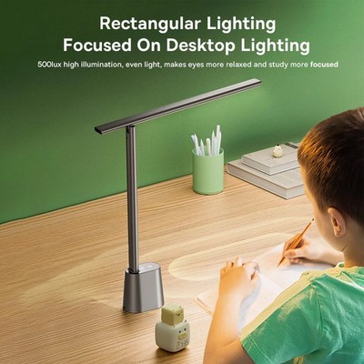 Baseus LED Desk Lamp Rechargeable Auto Dimming Eye Protection Fold