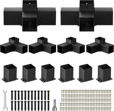Pergola Kit, Heavy Duty Pergola Brackets for 4"x 4" Actual 3.5" X 3.5" Lumber,