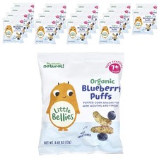 Organic Blueberry Puffs, 7 Months, 18 Bags, 0.42 oz 12 g Each