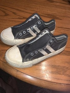 Vtg 1960s -70s JCPenny Sanitized Canvas Sneakers Basketball Shoes W/Arch Cushion
