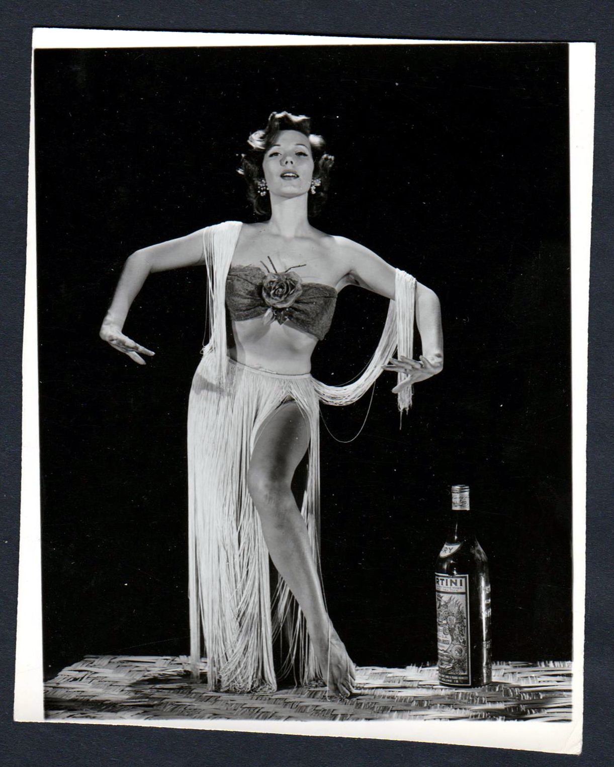 1960 Disfraz Ropa Interior Lencería Erótica Desnudo Vintage Dessous Pin Up Foto