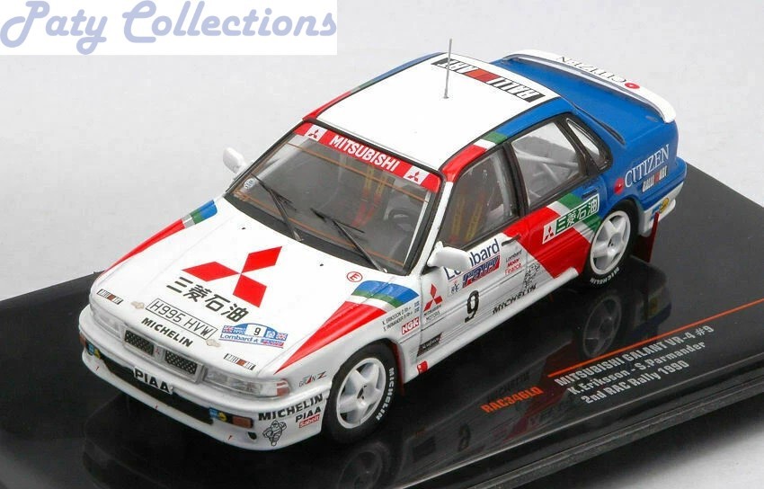 Voiture miniature Mitsubishi Galant VR-4 RAC Rallye 1990 1/43