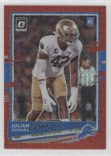 2020 Panini Donruss Optic Rookies Red Mojo Prizm Julian Okwara #144 0a6