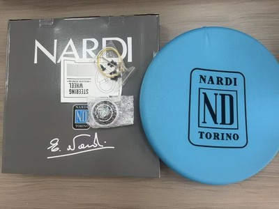 New NARDI Classic 350mm Steering Wheel Mahogany Wood with Black