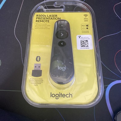 Logitech R500s Laser Presentation Remote with Dual Connectivity BT - New Sealed