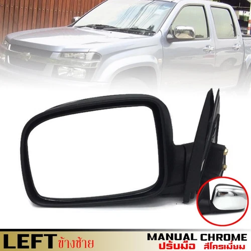 Fits 2004-2012 Chevrolet Colorado Z71 Pickup Chrome Side Mirror Manual Right RH