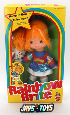 Vintage 1983 Mattel Rainbow Brite & Twinkle Sprite Doll New in Box