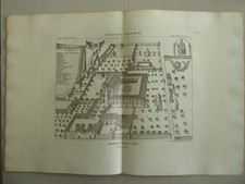 Gravure sur VERGE*ABBAYE DE N-D DE NOYERS*Indre et  Loire*1869*