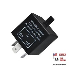 Car CF-13 LED Flasher Relay, 12V 3 Pin Adjustable Vehicle Light Signal Relay,