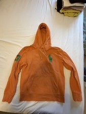 Ralph Lauren Hoodie M Orange/Grün Guter Zustand 
