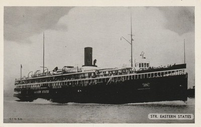 Antique Postcard Steamer Eastern States Great Lakes D&C Navigation Co 1912