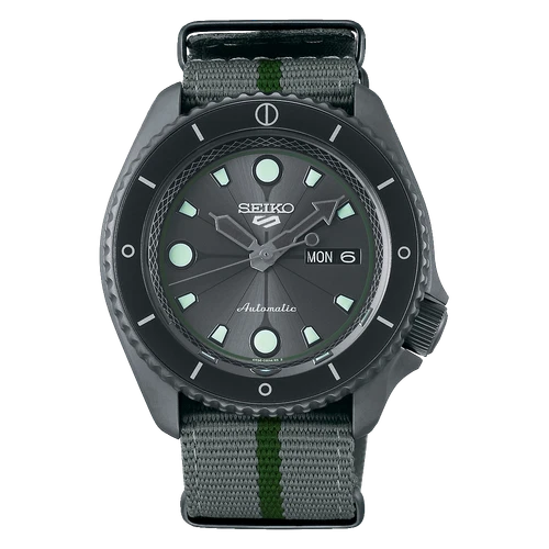 Seiko 5 Sport NARUTO & BORUTO SHIKAMARU SRPF75K1 SRPF75 Automatic Limited