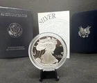 1996-P Proof American Silver Eagle with OGP & COA! 1 Oz .999 Silver