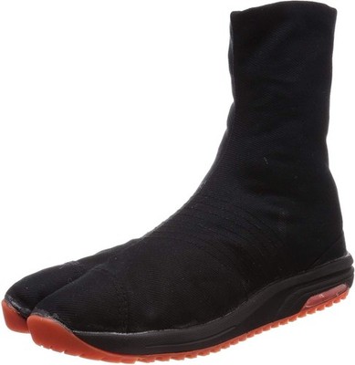 Marugo Air Jog V 6 Jikatabi Festival Tabi Ninja Air Cushion Unisex US 7 Black