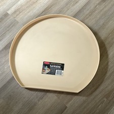 Vintage Rubbermaid 21" Almond Turntable Organizer Lazy Susan No. 2302 JFO-2719