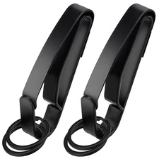 Ullnosoo Duty Belt Key Holder, Quick Release Key Clip, Stainless Steel with 4...