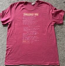 Ryan Adams - Official Strawberry Wine lyric  T-Shirt XL