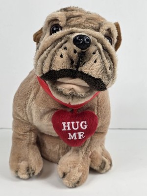 Sing Dance Bulldog Plush  I Can t Stop Loving You  Hug Me Toy Works READ