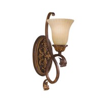 Wandleuchte Anabell 10 In Bronze Porzellan B:15Cm Wohnzimmer Flur Design Lampe