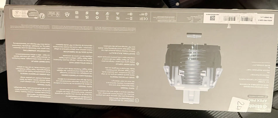 Steelseries Apex Pro Gen 3 Gaming Keyboard Rgb Aluminium Adjustable Mechanical - Image 3 of 3