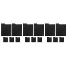 Reusable Vinyl Record Dividers 15Pcs Black Organizers for Albums