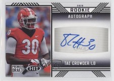 2020 Sage Hit Rookie Auto Tae crowder #A76 Auto 0q1p