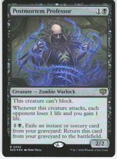 Postmortem Professor Foil 93 Secrets of Strixhaven Magic the Gathering