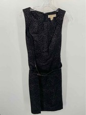 Pre-Owned Michael Kors Black Size 6 Short Sleeveless Dress