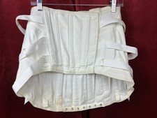 42 Camp 9371 Corset White w Adjustable Straps