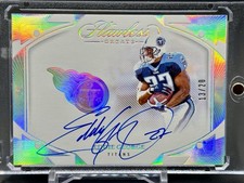 2024 Panini Flawless Eddie George On Card Auto /20 Titans