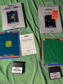 Vectrex Star Trek And Head On, With inlays