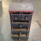 Antique Folk Art 5 drawer 15.5" Tall Chest Box Original Finish — photo 3