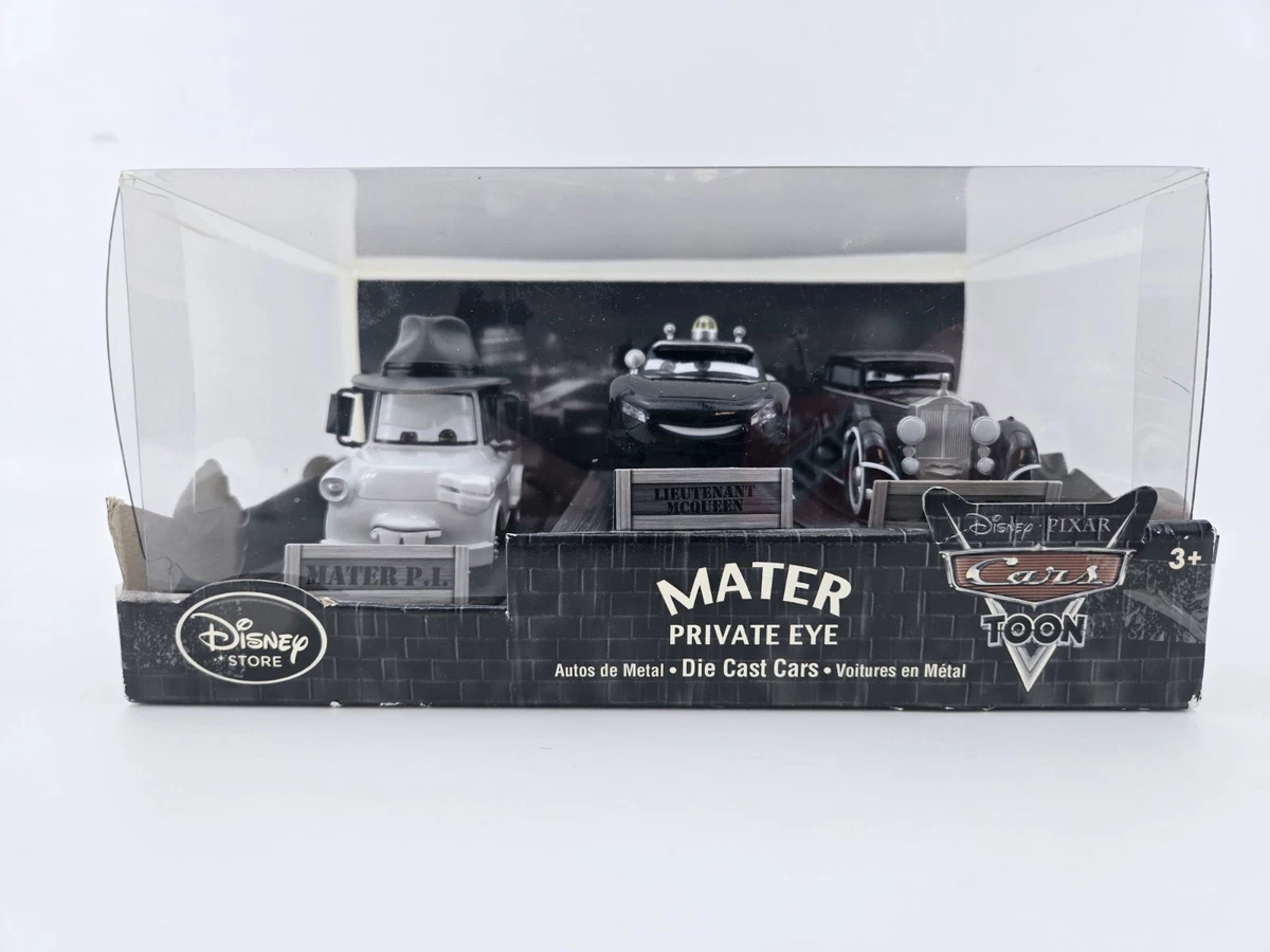 1:43 Disney Pixar Cars TOON MATER PRIVATE EYE DIE-CAST 3-PACK