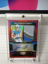 Isaac TeSlaa Panini Certified 2025 Red Freshman Fabric Rookie Patch Auto /99