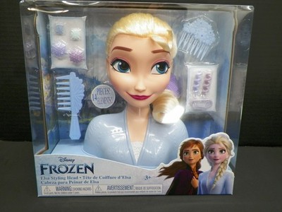 Just Play Disney Frozen 17 Pieces Elsa Styling Head, Preschool Age 3+