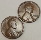 1932 P D Lincoln Wheat Cents, (2) Penny Lot, Great For Albums - LH-32A