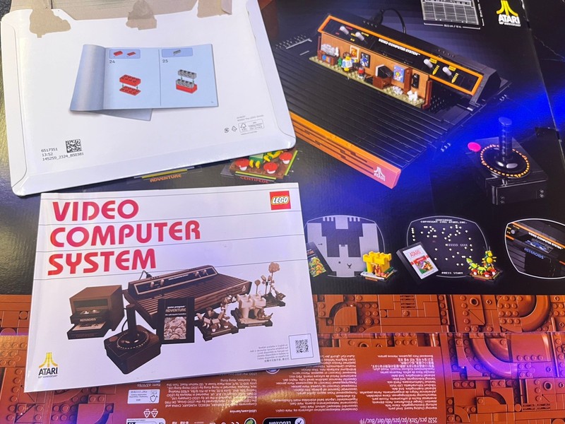 LEGO Atari 2600 Video Computer System (10306) Retired Set Box & Instructions