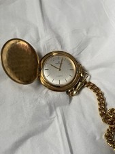 Golana Taschenuhr Swiss Made Handaufzug Vergoldet 17 Juwels Incabloc