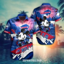NFL Buffalo Bills Hawaiian Shirt Mickey Summer Collection Hawaiian Shirt