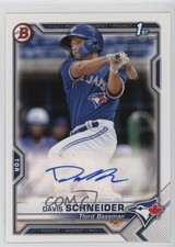 2021 Bowman Paper Prospect Auto Davis Schneider #PAPR-DS Auto y1g