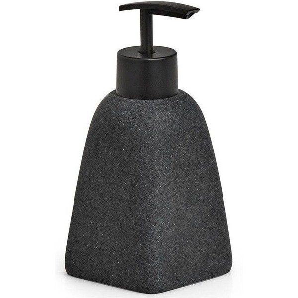 Zeller Seifenspender Dark Stone 18891 Schwarz Polyresin 220,0 Ml, 1 St.-image