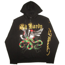 Ed Hardy Eagle Snake Hoodie Mens L