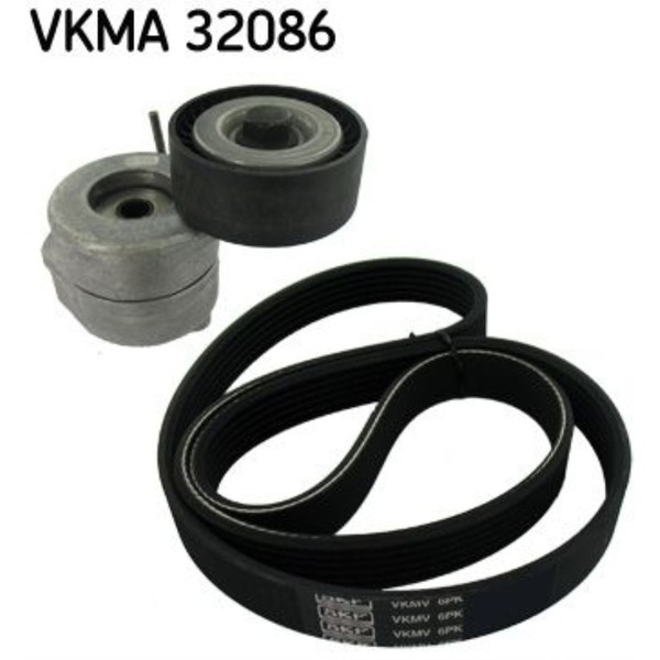 SKF Keilrippenriemensatz Keilrippenriem FüR Fiat Punto Van 199 ( Vkma 32086 )-image
