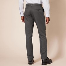 AMAZON ESSENTIALS MEN'S SLIM-FIT DRESS PANT MEN 29W/32L - DARK GRAY