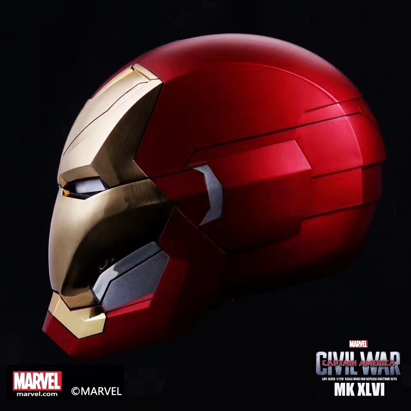 electric iron man helmet The Electric Ironman Helmet MKV silver