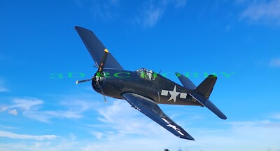 Grumman F6F Hellcat 96'' R/C Airplane Laser Cut Balsa Ply Short Kit With Plans